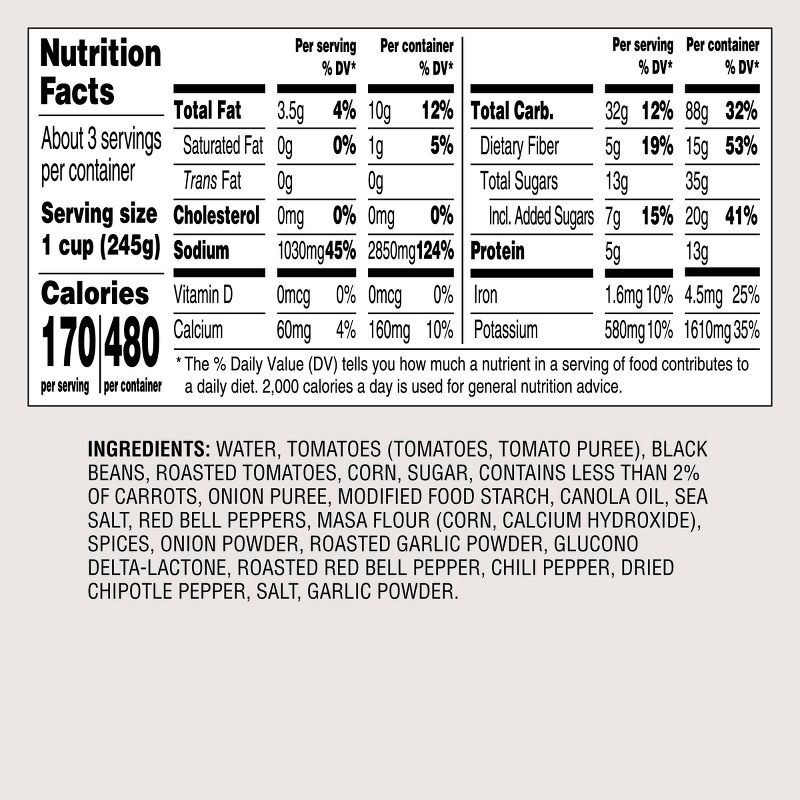 slide 4 of 4, Tomato and Black Bean Soup - 24oz - Good & Gather™, 24 oz