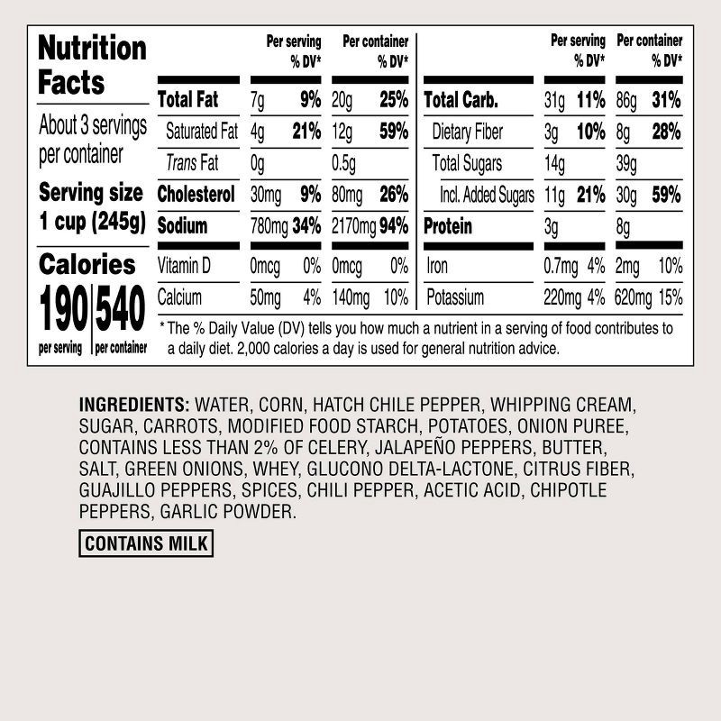 slide 4 of 4, Southwest Hatch Chile Chowder - 24oz - Good & Gather™, 24 oz