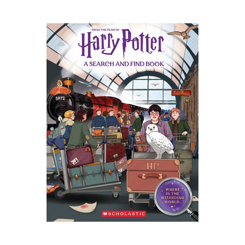 slide 1 of 1, Scholastic Where in the Wizarding World? an Official Harry Potter Search-And-Find Book - (Hardcover), 1 ct