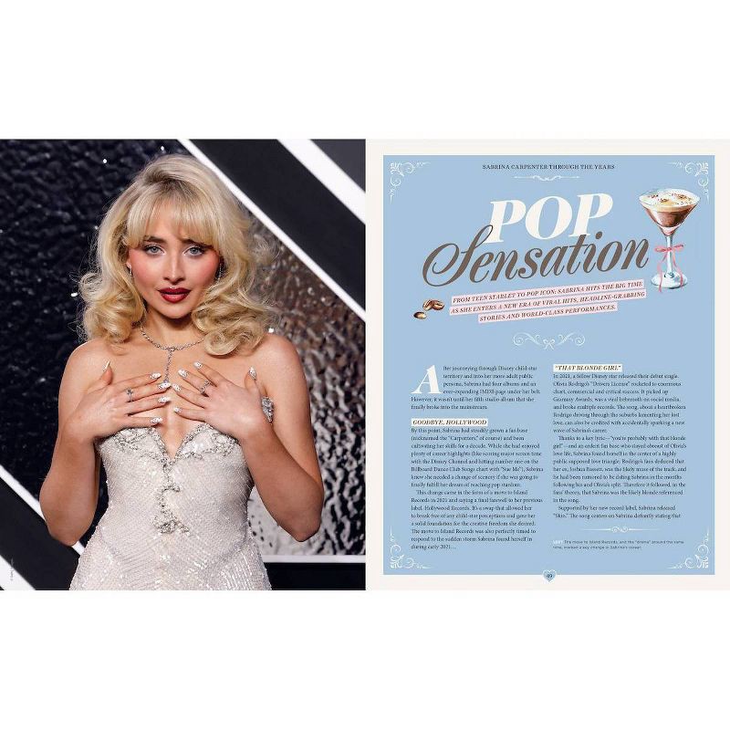 slide 4 of 6, Simon & Schuster Sabrina Carpenter Through the Years Fan Book - (Pop Culture Fan Packs) by Editors of Thunder Bay Press (Paperback), 1 ct