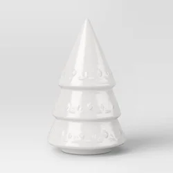 Medium White Ceramic Christmas Tree - Threshold™