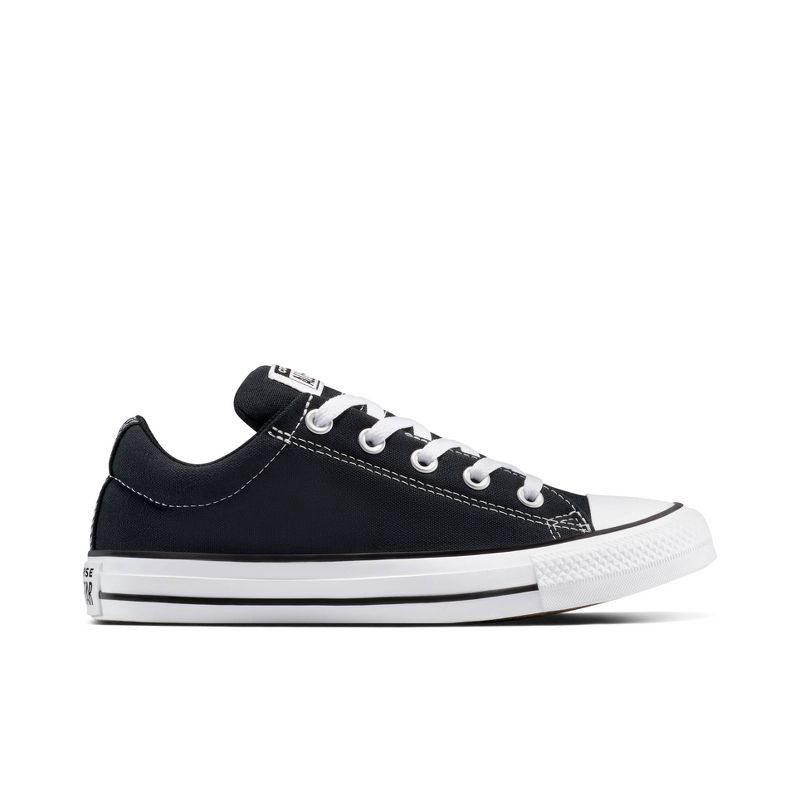 slide 2 of 7, Converse Adult Street Ox Low Sneakers - Black M 9/ W 11, 1 ct