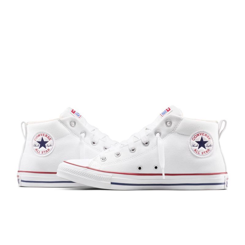 slide 6 of 7, Converse Adult Street Mid Sneakers - White M 4.5/W 6.5, 1 ct