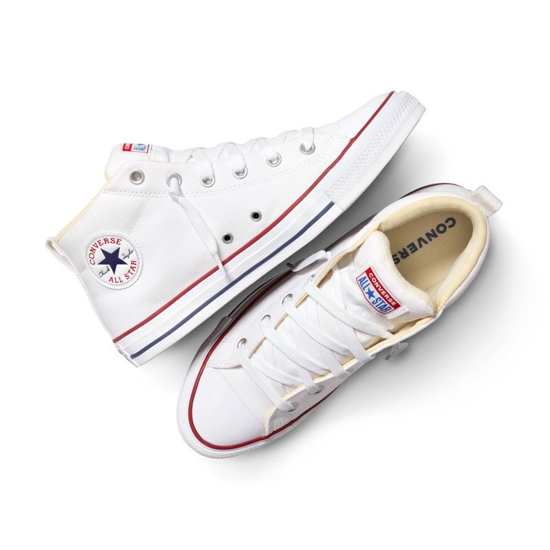slide 3 of 7, Converse Adult Street Mid Sneakers - White M 7/ W 9, 1 ct