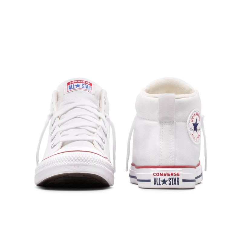 slide 5 of 7, Converse Adult Street Mid Sneakers - White M 7/ W 9, 1 ct