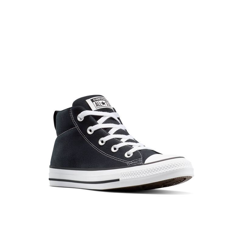 slide 3 of 7, Converse Adult Street Mid Sneakers - Black M 5.5/ W 7.5, 1 ct