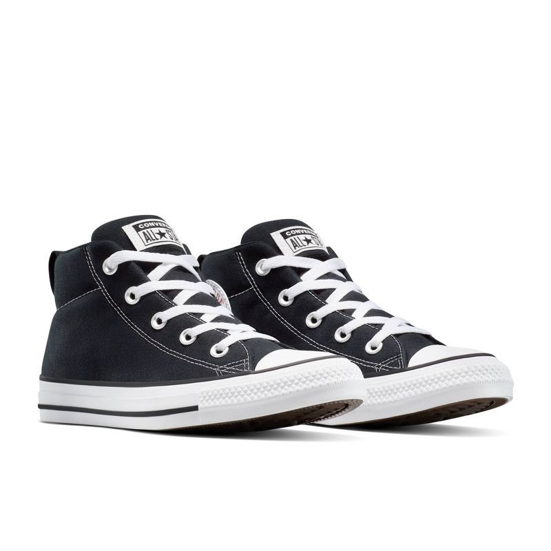 slide 2 of 7, Converse Adult Street Mid Sneakers - Black M 6/ W 8, 1 ct