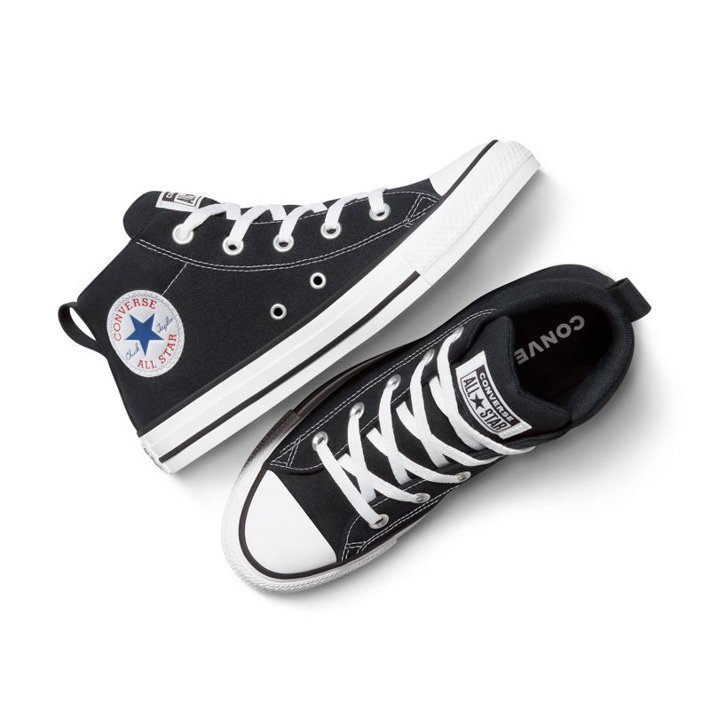slide 5 of 7, Converse Adult Street Mid Sneakers - Black M 7/ W 9, 1 ct