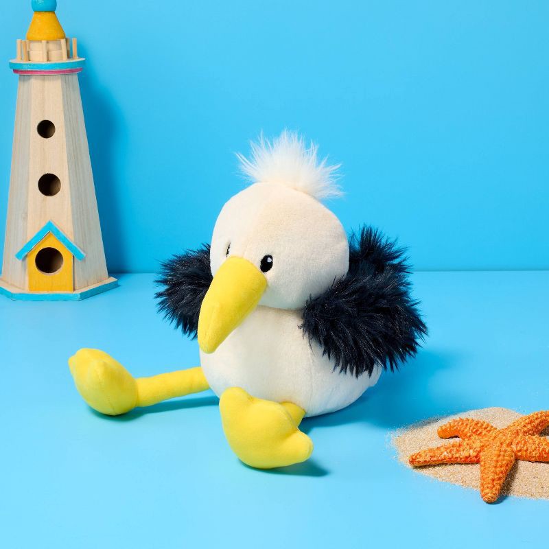 slide 2 of 3, 6" Seagull Stuffed Animal - Gigglescape™, 1 ct