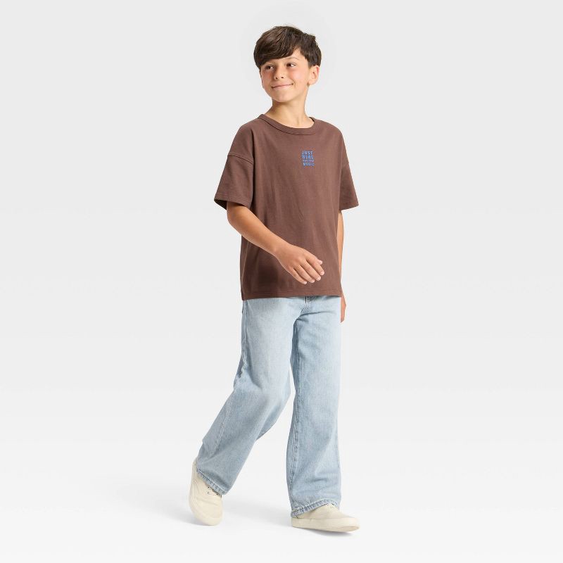 slide 3 of 3, Boys' Baggy Jeans - Cat & Jack™ Light Wash 7, 1 ct