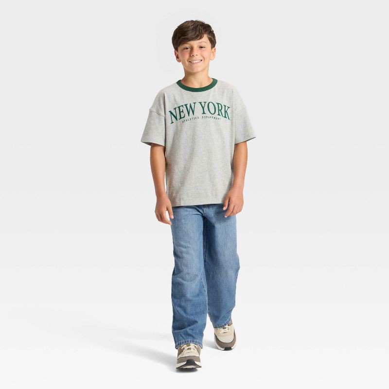 slide 3 of 3, Boys' Baggy Jeans - Cat & Jack™ Medium Wash 6, 1 ct
