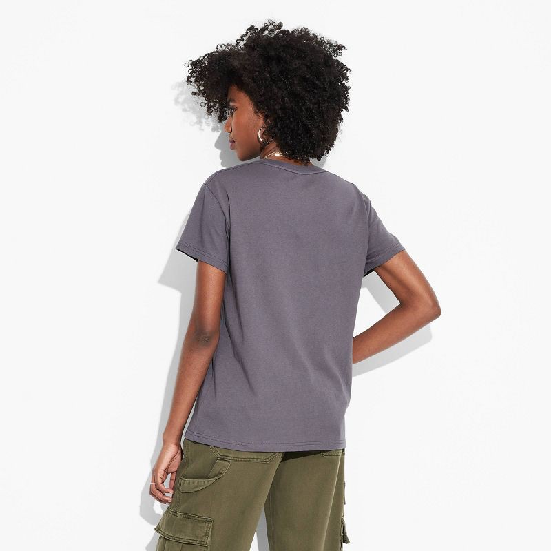 slide 2 of 3, Women's Tupac All Eyes on Me Short Sleeve Graphic T-Shirt - Gray XL: Cotton Crew Neck Jersey Pullover, 1 ct