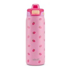 Ello Pop & Fill 18oz Stainless Steel Water Bottle Strawberry 3D Print