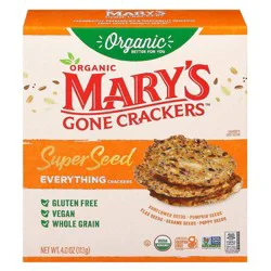 Mary's Gone Crackers Gluten Free Super Seed Everything - 4oz