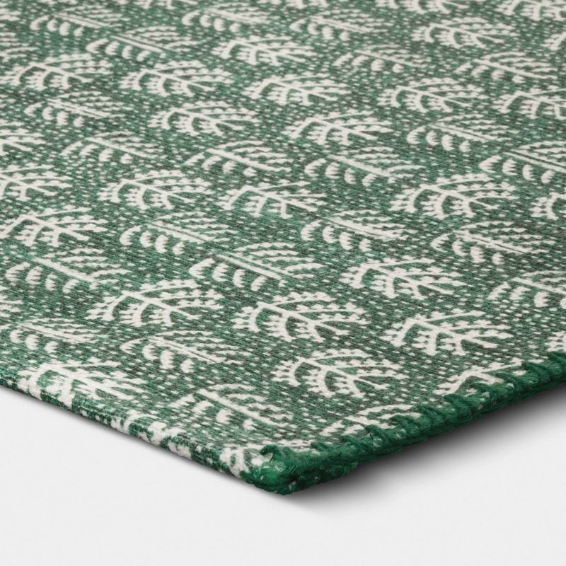 slide 3 of 4, 1'8"x2'10" Christmas Tree Print Rug - Threshold™, 1 ct
