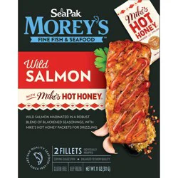 Sea Pak Morey's Blackened Wild Salmon with Mike's Hot Honey Frozen - 11oz