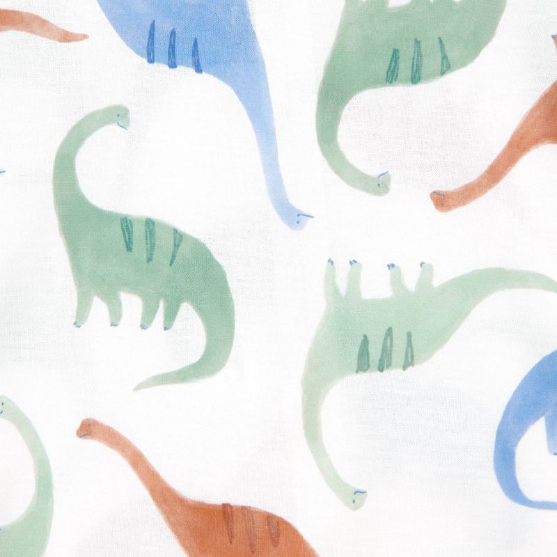 slide 3 of 4, Carter's Just One You® Toddler Boys' 2pk Long Sleeve Footed Pajama - Green/White 4T, 2 ct