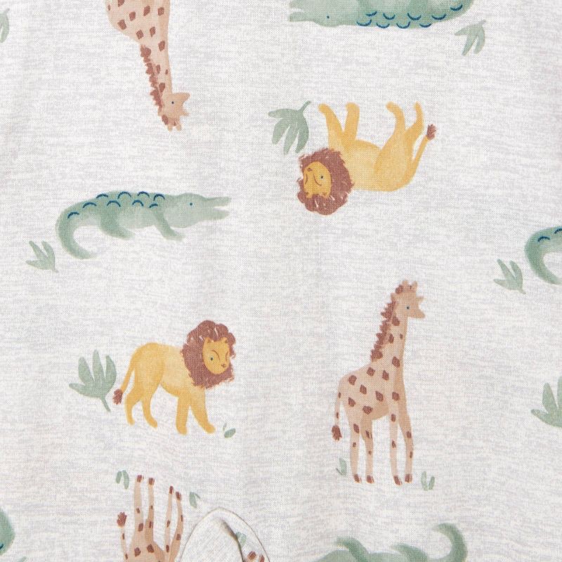 slide 3 of 5, Carter's Just One You® Toddler Boys' 2pk Long Sleeve Footed Pajama - Blue/Gray 3T, 2 ct