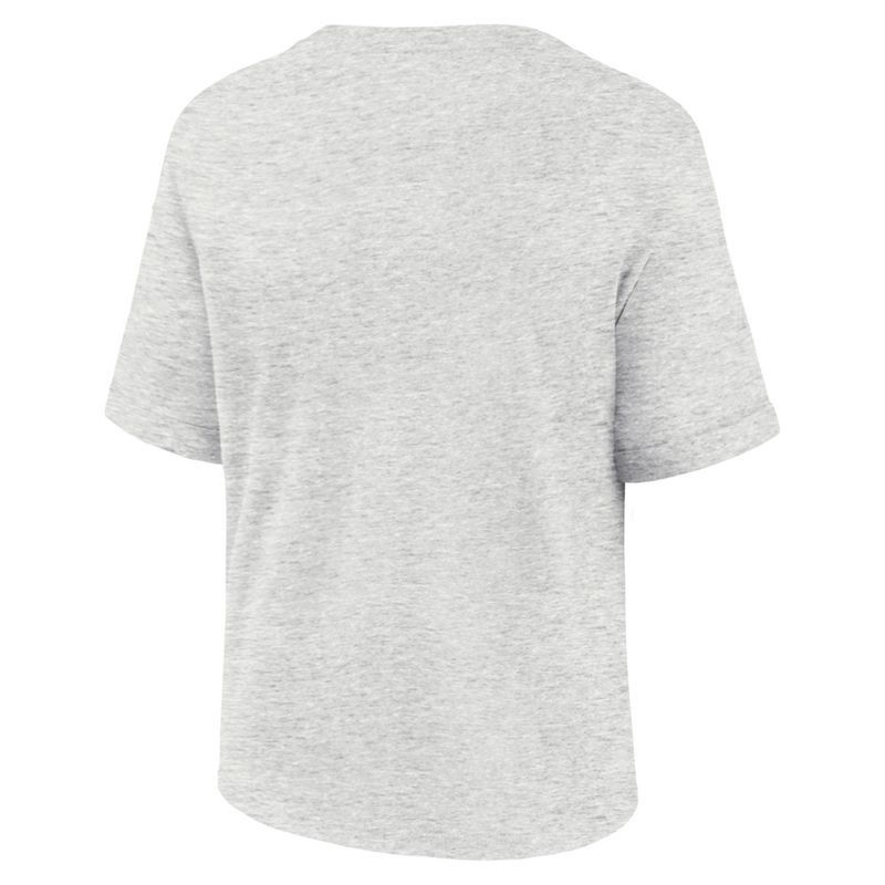 slide 2 of 3, NFL Indianapolis Colts Women's Oatmeal Heather Rolled Sleeve T-Shirt - S, 1 ct