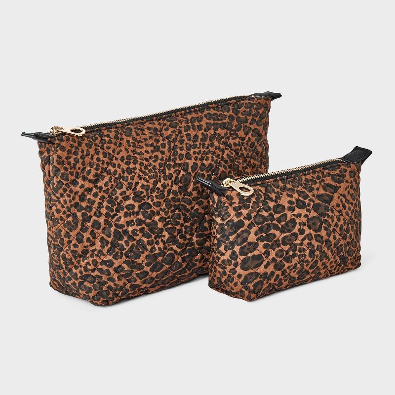 slide 2 of 5, Travel Bag Pouch System - Universal Thread™ Leopard Brown, 1 ct