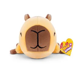 Hug-A-Lumps Capybara Weighted Plush Baby Stuffed Animal: Polyester Zoo Theme Toy
