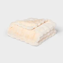 Bubble Fur Throw Ivory - Threshold™