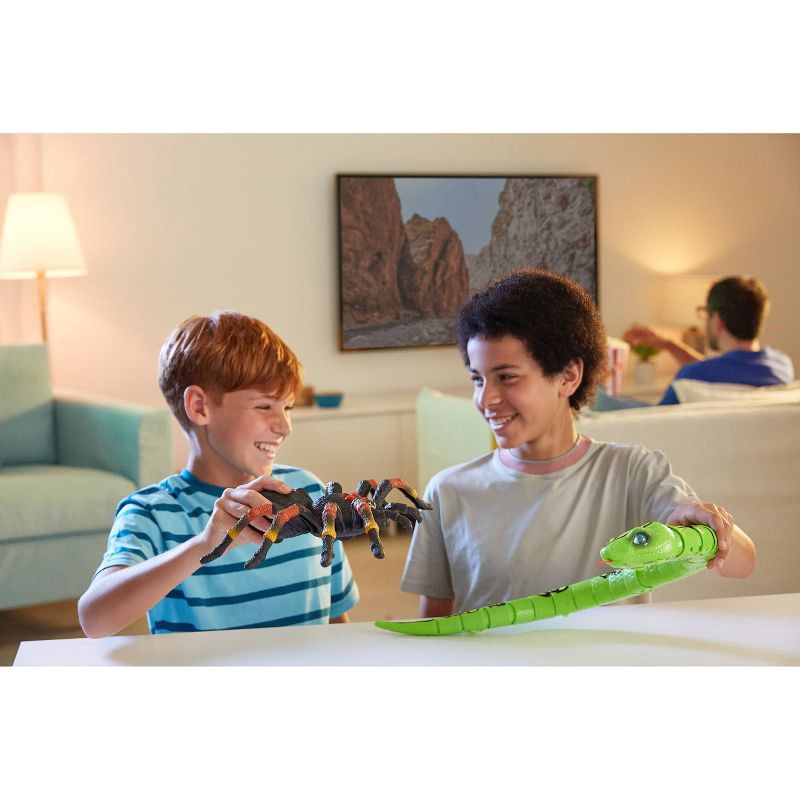 slide 8 of 11, Robo Alive King Python by ZURU Animal Figure, 1 ct