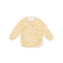 Lalo Long Sleeve Smock Bib - Pasta