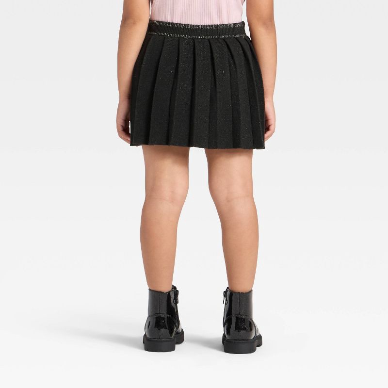 slide 2 of 3, Toddler Girls' Sweater Skirt - Cat & Jack™ Black 2T, 1 ct