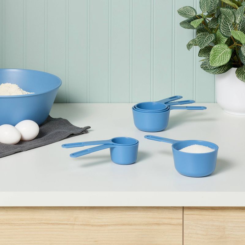 slide 2 of 3, 6pc Measuring Cup Set Blue - Room Essentials™, 6 ct