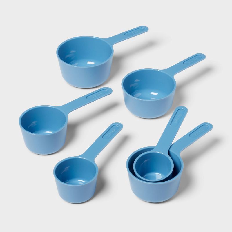 slide 1 of 3, 6pc Measuring Cup Set Blue - Room Essentials™, 6 ct