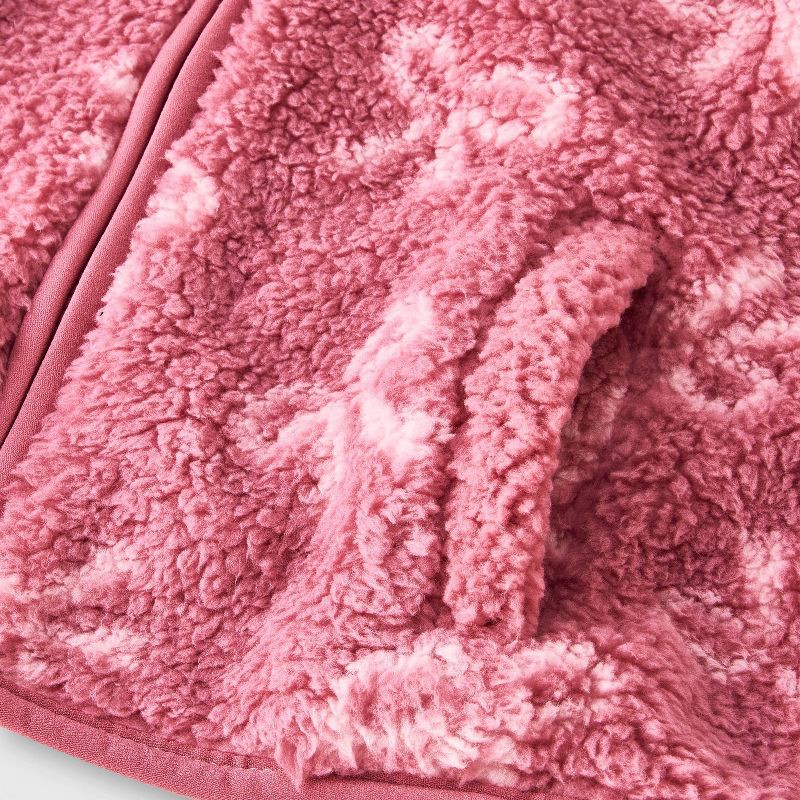 slide 2 of 4, Toddler Girls' Full Zip Fleece Jacket- Cat & Jack™ Pink 12M, 1 ct