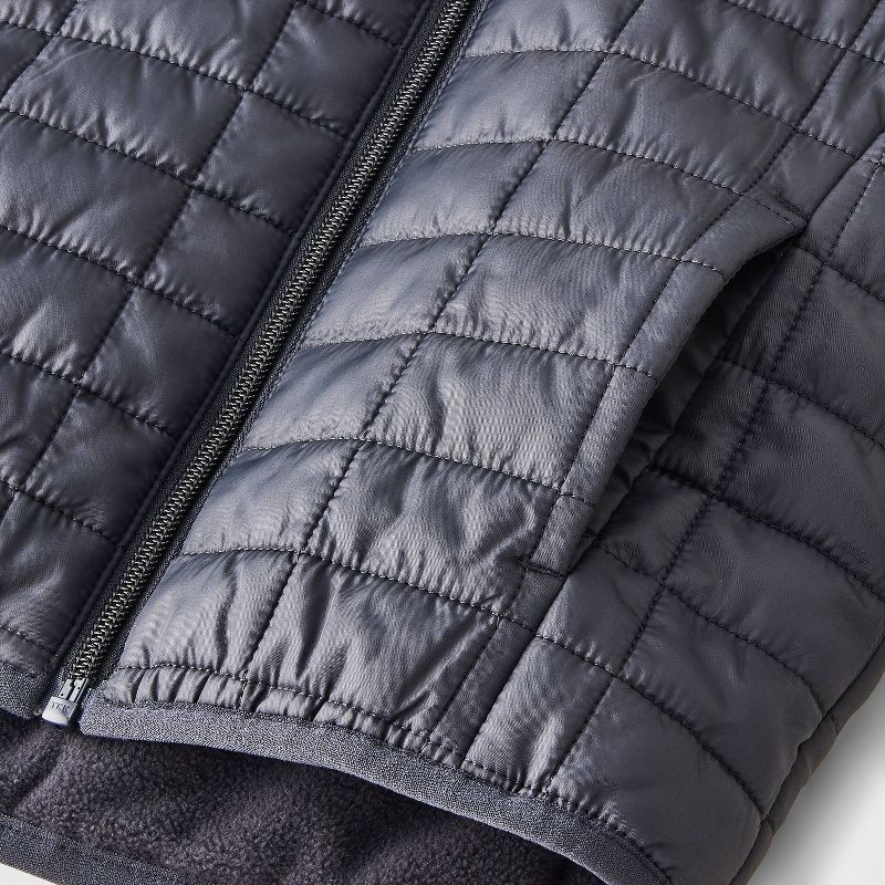 slide 3 of 4, Toddler Boys' Value Puffer Jacket - Cat & Jack™ Black 12M, 1 ct