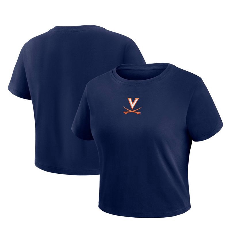 slide 3 of 3, NCAA Virginia Cavaliers Women's Fashion Top - S, 1 ct