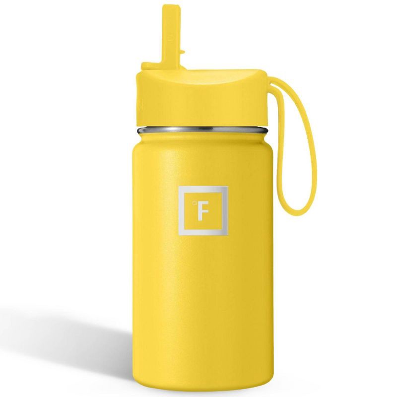 slide 1 of 6, IRON FLASK 14oz Kids' Stainless Steel Water Bottle Sunny Day, 14 oz