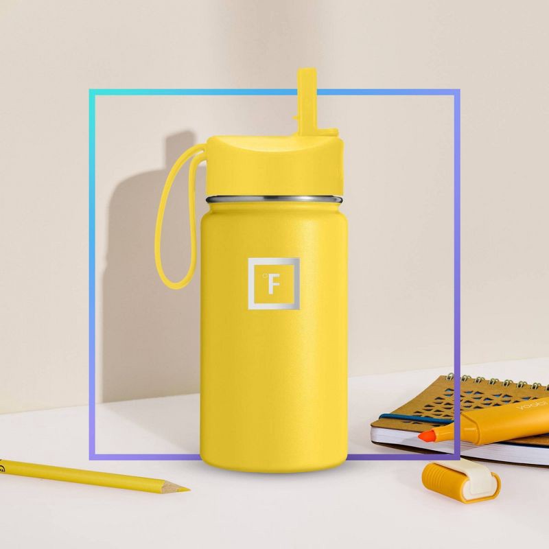 slide 5 of 6, IRON FLASK 14oz Kids' Stainless Steel Water Bottle Sunny Day, 14 oz