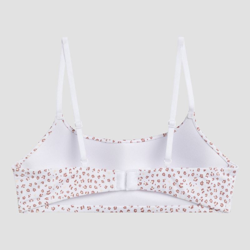 slide 3 of 3, Maidenform Girls' Animal Printed Comfort Wire Free Bra - XL, 1 ct