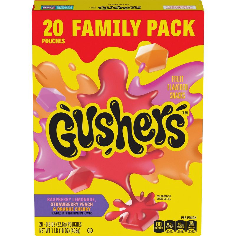 slide 2 of 10, Fruit Gushers Fruit Snacks Flavor Mixers - 16oz/20ct, 20 ct; 16 oz