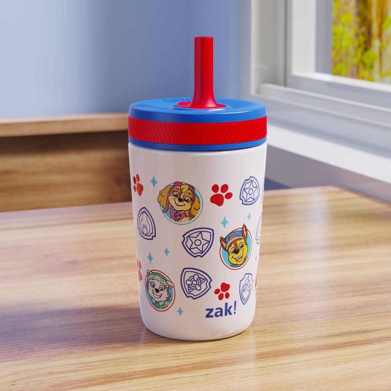 slide 5 of 5, Zak Designs 12oz Paw Patrol Stainless Steel Vacuum Kelso Tumber White, 12 oz
