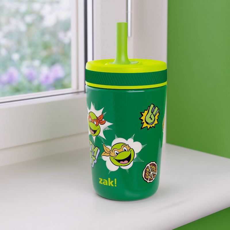 slide 4 of 5, Zak Designs 12oz TMNT Kelso Tumbler Green, 12 oz