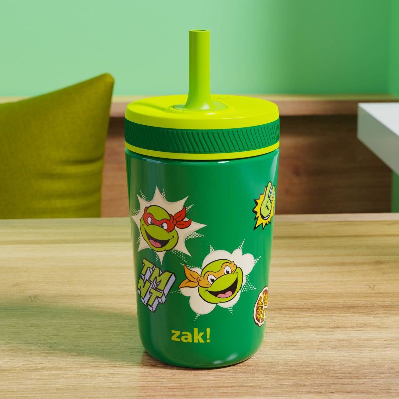 slide 5 of 5, Zak Designs 12oz TMNT Kelso Tumbler Green, 12 oz