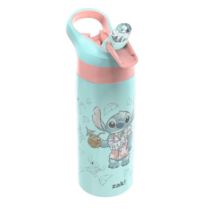 slide 4 of 6, Zak Designs 19oz Stitch Stainless Steel Double Wall Vacuum Riverside Water Bottle Blue, 19 oz