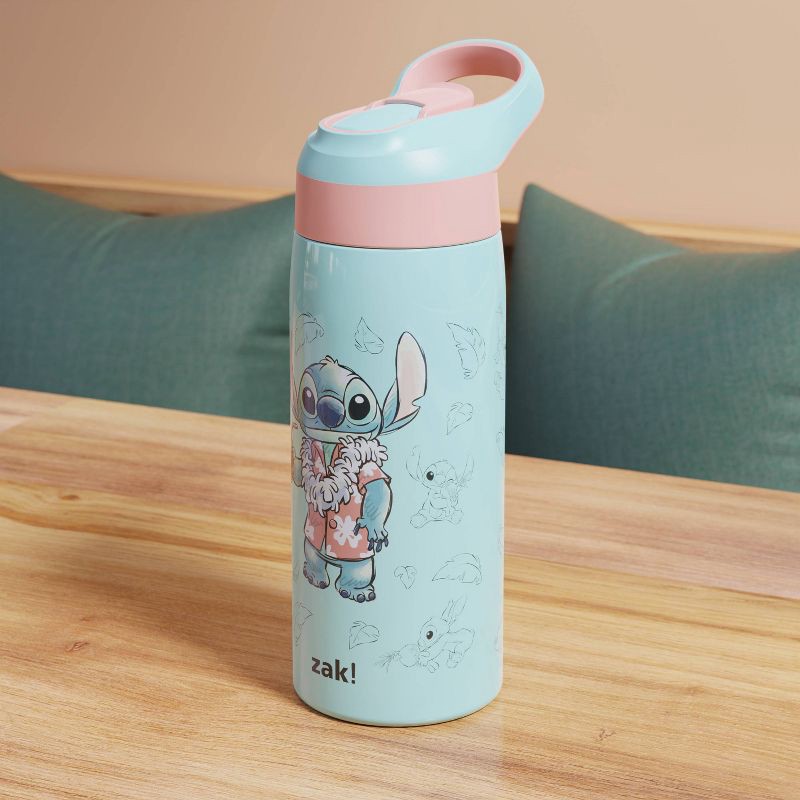 slide 5 of 6, Zak Designs 19oz Stitch Stainless Steel Double Wall Vacuum Riverside Water Bottle Blue, 19 oz