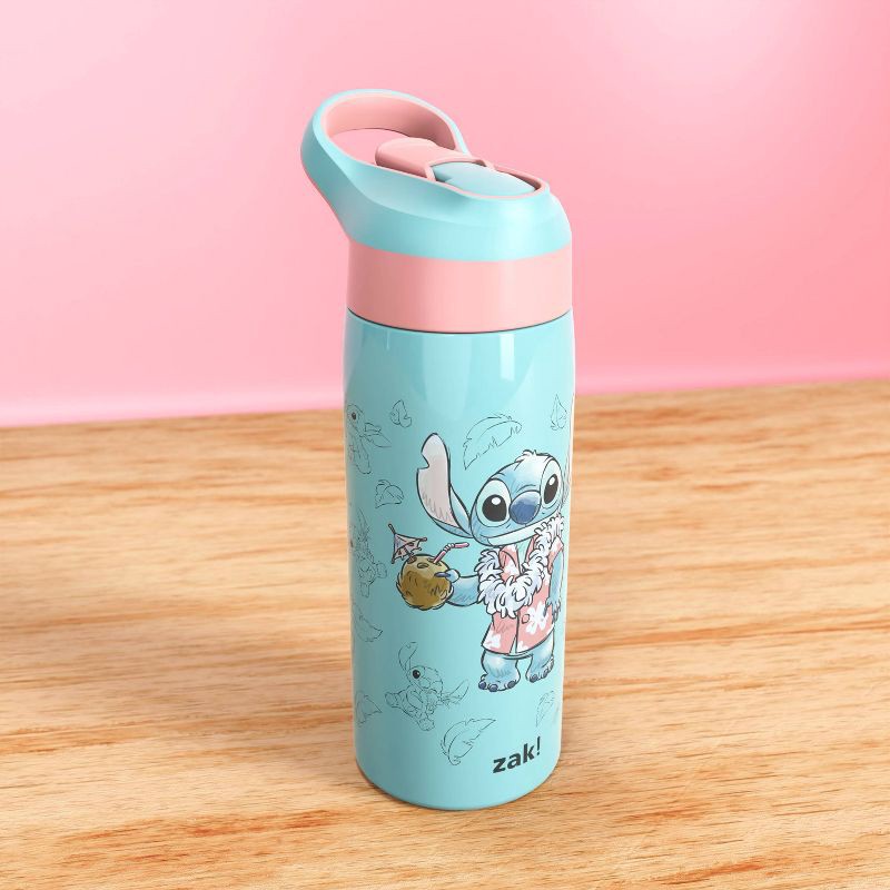 slide 6 of 6, Zak Designs 19oz Stitch Stainless Steel Double Wall Vacuum Riverside Water Bottle Blue, 19 oz