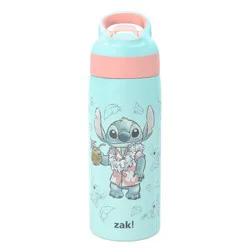 Zak Designs 19oz Stitch Stainless Steel Double Wall Vacuum Riverside Water Bottle Blue