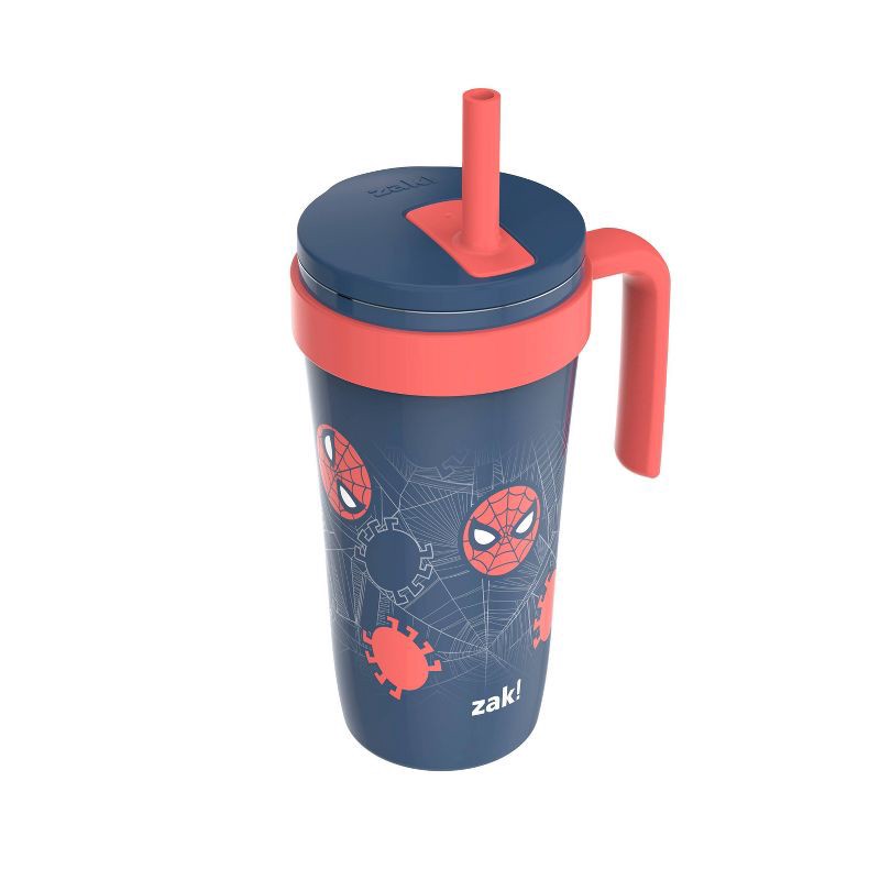 slide 3 of 5, Zak Designs 18oz Spider and Friends Stainless Steel Vacuum Fairway Straw Tumbler, 18 oz