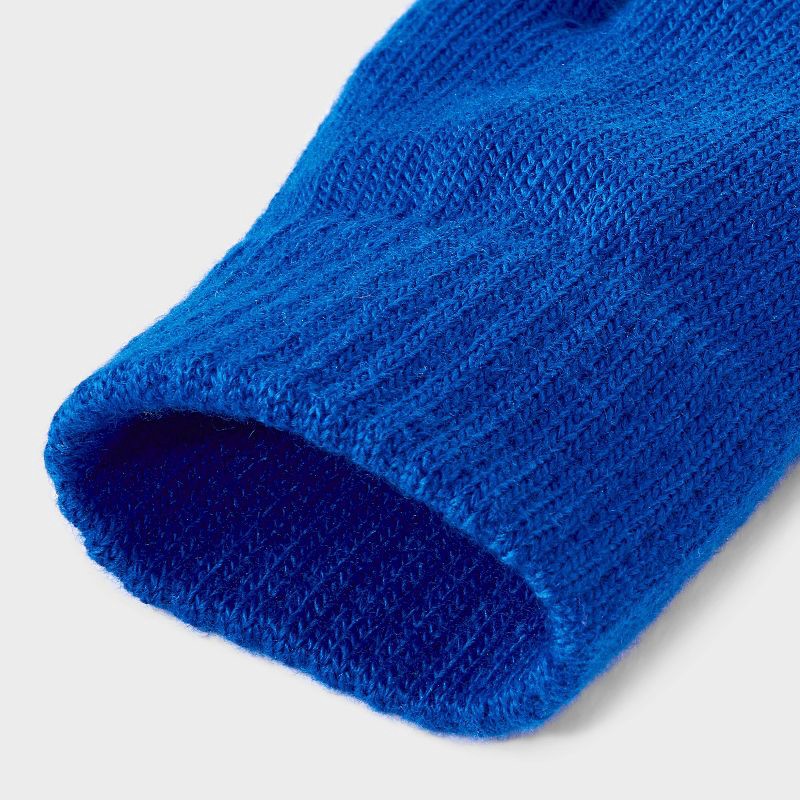 slide 3 of 3, Toddler 3pk Mitten Set - Cat & Jack™ Light Blue/ Blue/ Black 2T-5T, 3 ct