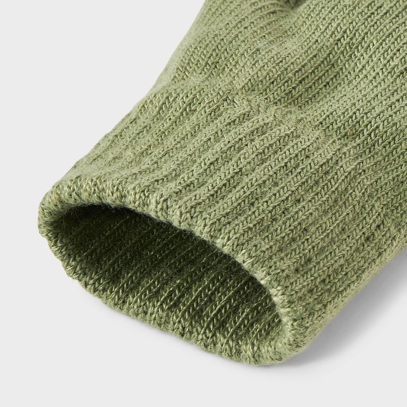 slide 3 of 3, Toddler 3pk Mitten Set - Cat & Jack™ Brown/ Green/ Black 2T-5T, 3 ct