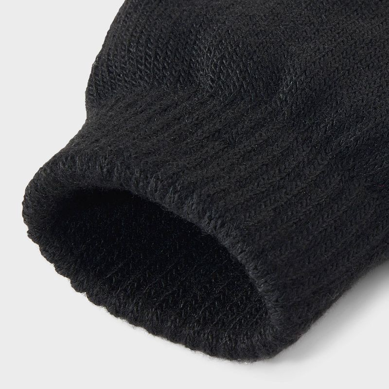slide 3 of 3, Toddler 3pk Glove Set - Cat & Jack™ Black 2T-5T, 3 ct