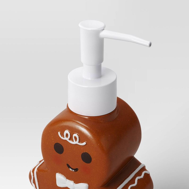 slide 3 of 3, Gingerbread Man Christmas Soap Pump - Wondershop™, 1 ct